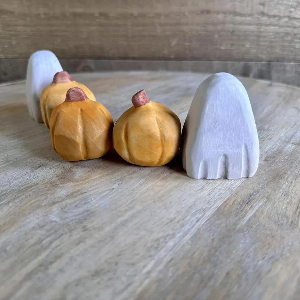 Nom Handcrafted - Wood Halloween Playscape Waldorf Montessori Open Ended Toys - Picture 7 of 10